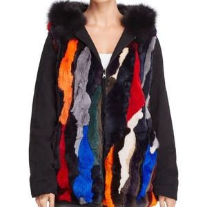 Aqua Reversible Anorak Jacket